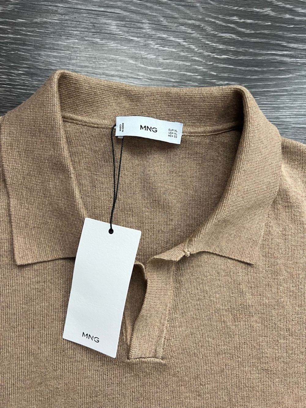 NWT Mango Camel Polo Shirt - Picture 5 of 7